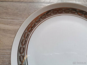 6 ks starých dezertních talířů, porcelánka Chodov - 4