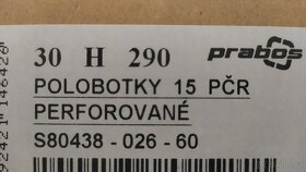 Policejni polobotky kožené perforované - 4