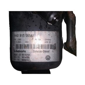 Webasto naftové 1K0815065AF VW Touran 1T2 FL 2007 - 4