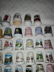 Kolekce porcelánových náprstků s obrázky 99 ks - 4