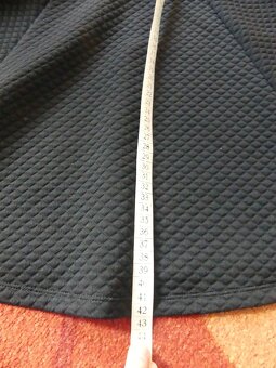 Sukně černá, dívčí, pevný pas, na zip, 60 cm pas - 4
