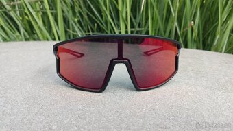 Cyklistické brýle Uvex Skyryse JR. Black Matt/Mirror red - 4