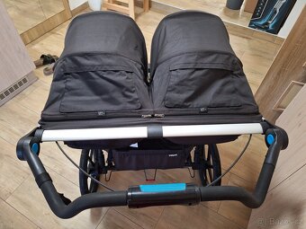 Thule urban glide 2 double + korbička(není nutno brát) - 4