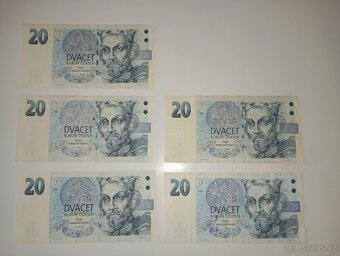 BANKOVKY 20 KČ 1994, OBĚ VYDANÉ SÉRIE - 4