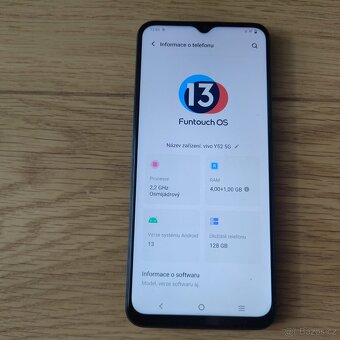 Vivo Y52 5G- 6.58"IPS FHD+/ 4+1GB/ 128GB modrá - 4