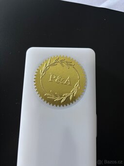 Ocelové razítko P&A na svatbu - 4