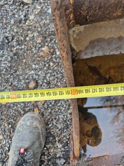 Lopata 150cm na traktorbagr Komatsu WB - 4