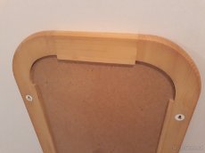 Zrcadlo v dřevěném rámu - 4