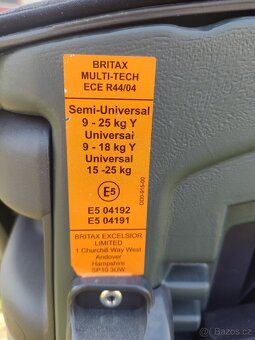 Obousměrná autosedačka Britax - 4
