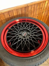 Origo. Letní Borbet wheels R20” Black rim red - 4