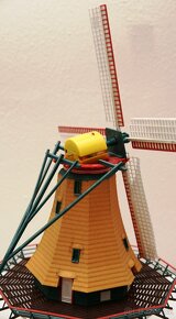 Větrný mlýn s pohonem-2 - modelová železnice H0 (1:87) - 4