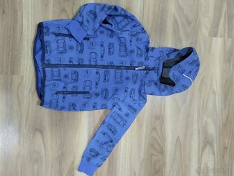 Softshellová bunda dopravní motivy vel.116,Zn. H&M - 4