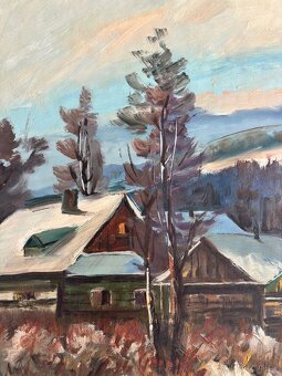 Obraz Jaroslav Štefl, olejomalba na desce 58x78 - 4