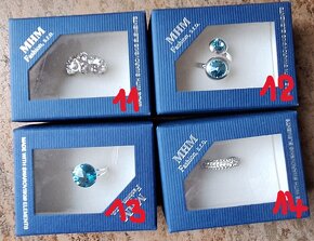 Likvidace šperky s krystaly Swarovski - náušnice, prsteny at - 4