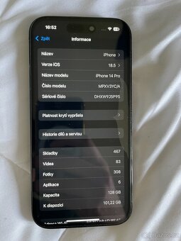 Apple Iphone 14 Pro 128GB Černý - 4