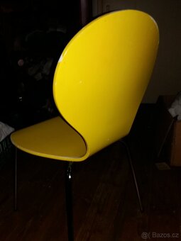 žluté jídelní židle - 4