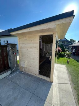 Prodám venkovní saunu – kombinovaná (finská + infra), proskl - 4