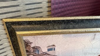 Velký dekorativní obraz – portrét ženy, rámováno (132×102 cm - 4