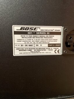 Bose 301 series III Černá - 4