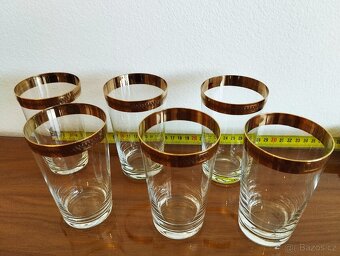 Zlacené skleničky a misky předválečné - 4