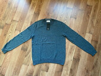 Nový pánský svetr C&A - L, modro-šedý - 4