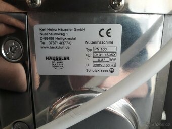 Stroj na těstoviny Häussler PN 100 - 4