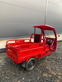 Elektro Pracovní Tříkolka - Tuk Tuk | 600kg nosnost | 45km/h - 4