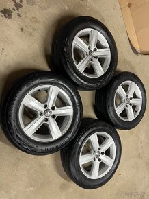 Originální letní alu VW 205/60R16, Continental 5,5mm - 4