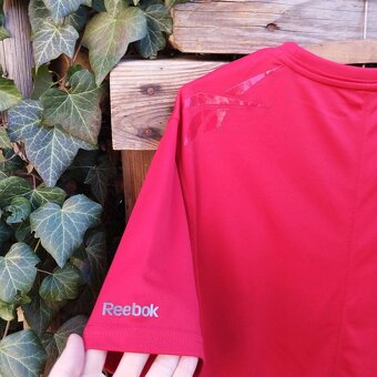 Pánské sportovní triko Reebok červené XL - 4