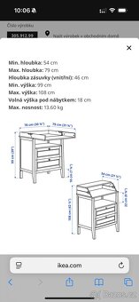 Přebalovací pult, vč. příslušenství - 4
