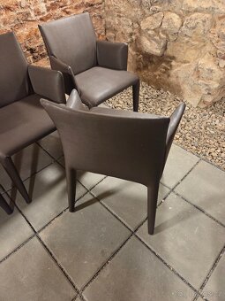 Italské jídelní designové židle B\B Maxalto - 4