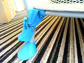 Postýlka skládací mobilní, židlička krmící, postýlka dřevěná - 4