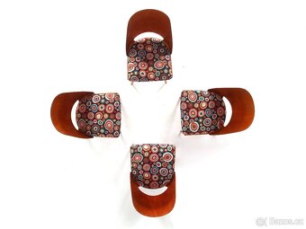 Zachovalé jídelní židle TON , nové čalounění. - 4