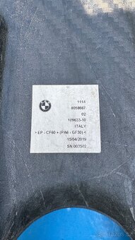 BMW M5 f90,M8 X5M X6M karbonový kryt motoru original - 4