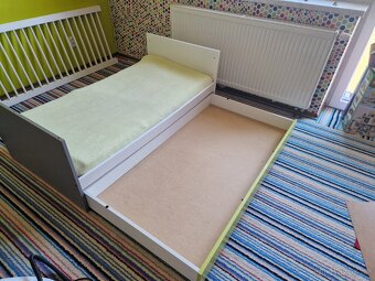 Rostoucí dětská postýlka 70x140cm s úložným prostorem - 4
