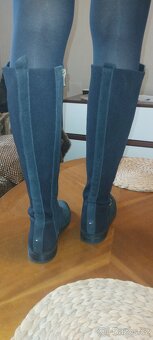 kožené kozačky Tommy Hilfiger, - 4