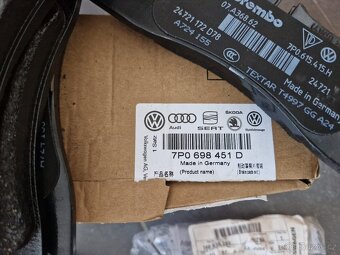 Prodám originál nové zadní brzdy na VW Touareg 7P5, 7P6 - 4