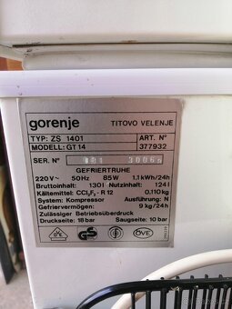 PULTOVÝ MRAZÁK GORENJE - 4