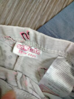 Trika s dl.rukavem92,98, legíny 98, ponožky hello kitty - 4