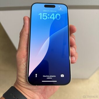 iPhone 15 Pro 256GB, 100% baterie, záruka - 4