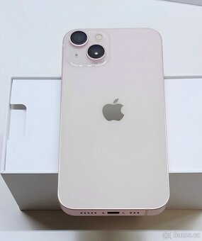 iPhone 13 Pink BATERIE 100% TOP - 4