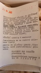 Sada 6 skleniček z broušeného skla - 4