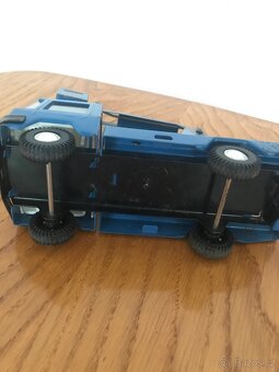 Retro kovové auto, plošina, jeřáb IGRA - 4