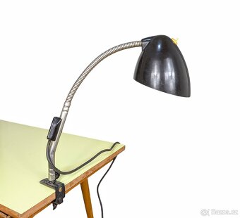 Industriální bakelitová stolní lampa Elektrosvit - 4