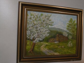 Obraz Jarní nálada na horách, signováno - 4