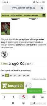 Myslivecké pumpky banner vel. 50 - 4