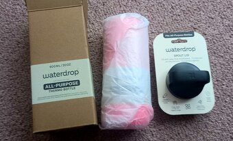 Waterdrop funkční termoska 600ml (neon pink) - 4