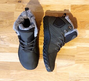 Zimní barefoot kotníkové boty - 4