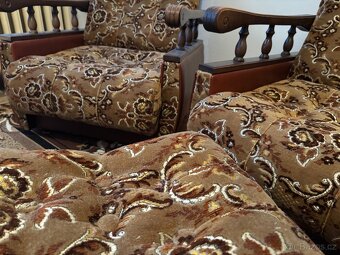 2x křeslo s taburetem - 4