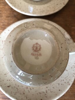 Čajová konvice, 2x šálky / Kameninová - 4